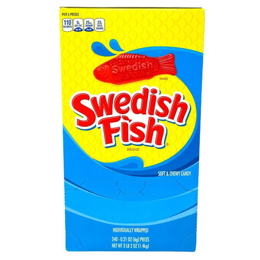 Swedish Fish Chewy Candy 240ct/3lb