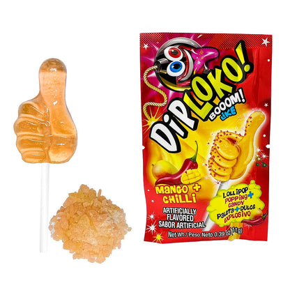 DIP LOKO BOOOM! LOLLIPOP POPPING CANDY 0.39oz