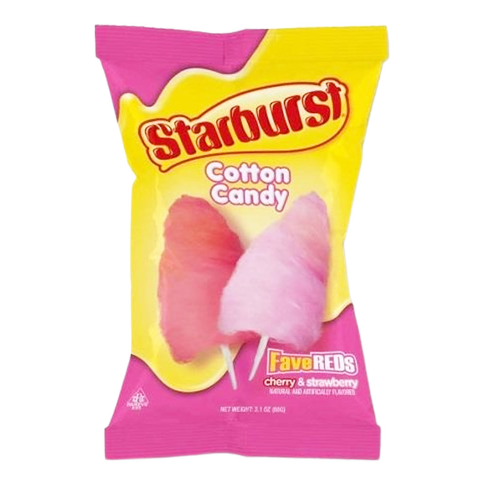 STARBURST FAVE REDS COTTON CANDY 3.1oz