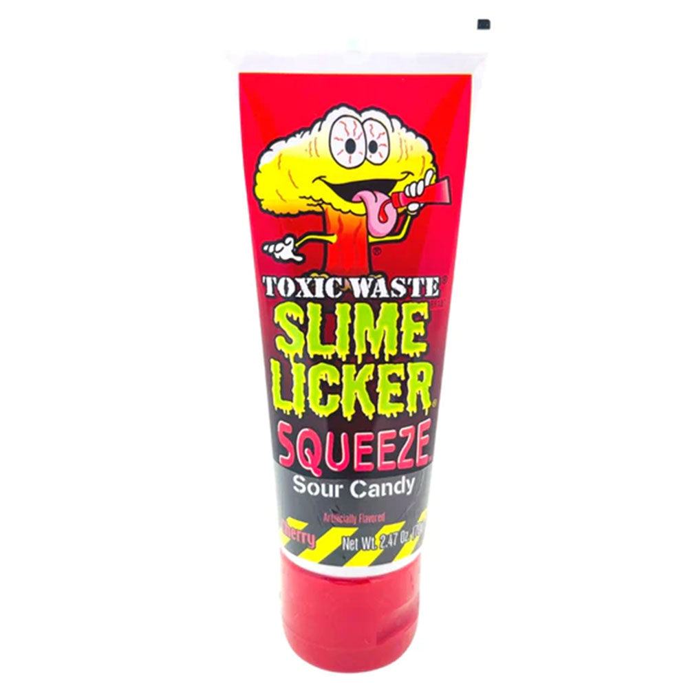 TOXIC WASTE - SLIME LICKER SQUEEZE CANDY 4pk/2.47oz