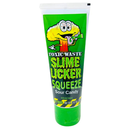 TOXIC WASTE - SLIME LICKER SQUEEZE CANDY 4pk/2.47oz