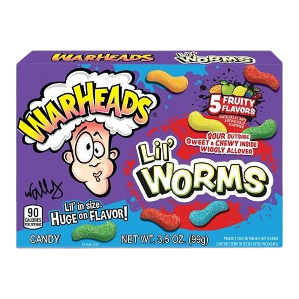 WARHEADS - LIL' WORMS 3.5oz