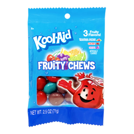 KOOL AID FRUIT CHEWS PEG BAG 2.5oz