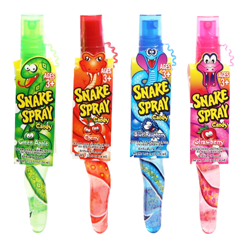 SNAKE SPRAY CANDY 4pk/1.27oz