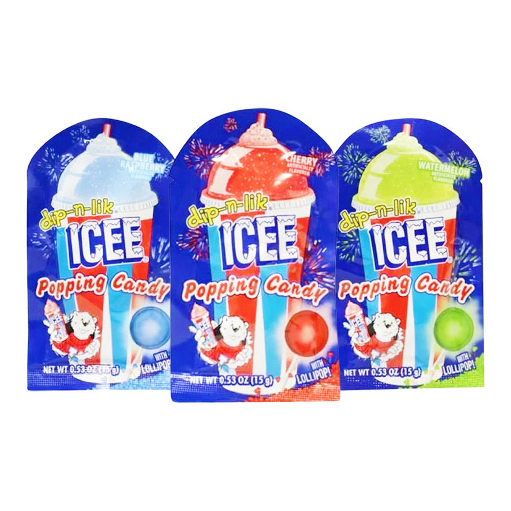 ICEE POPPING CANDY W/ LOLLIPOP 3pk/0.53oz