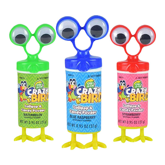 CRAZY BIRD DIP-N-LIK CANDY 3pk/0.95oz