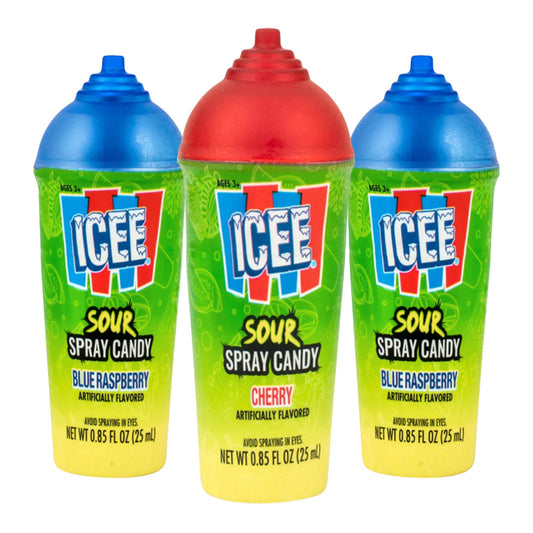 ICEE SOUR SPRAY CANDY 3pk/0.85oz