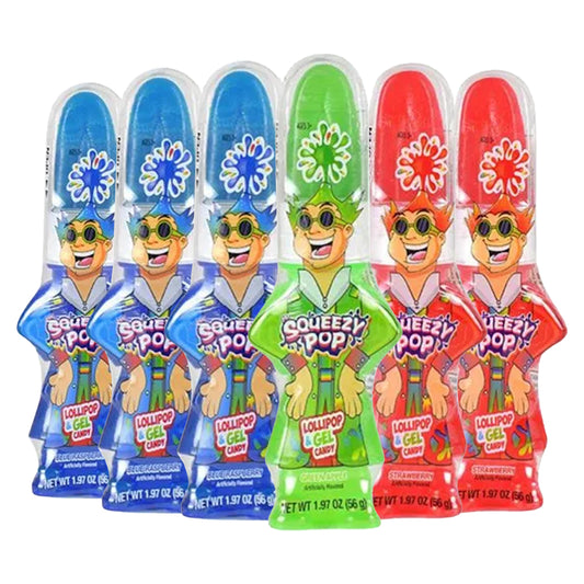 MR SQUEEZY POP SQUEEZE-N-LIK CANDY 6pk/1.97oz