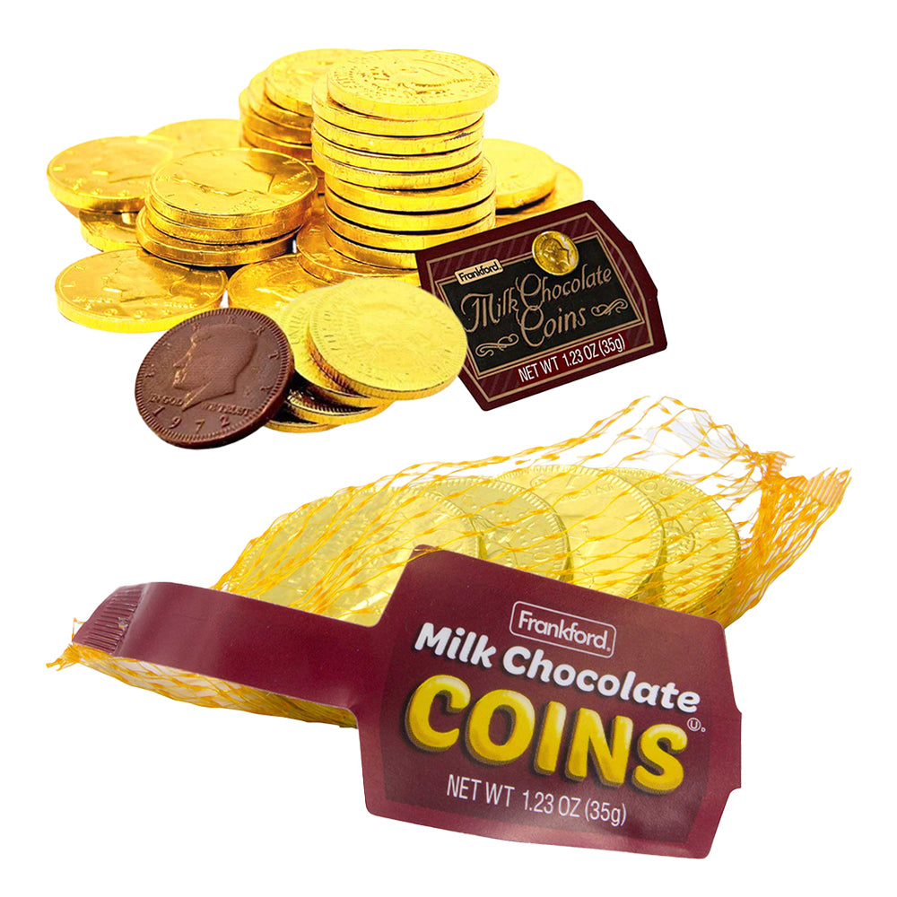 FRANKFORD MILK CHOCOLATE GOLD COINS 1.23oz