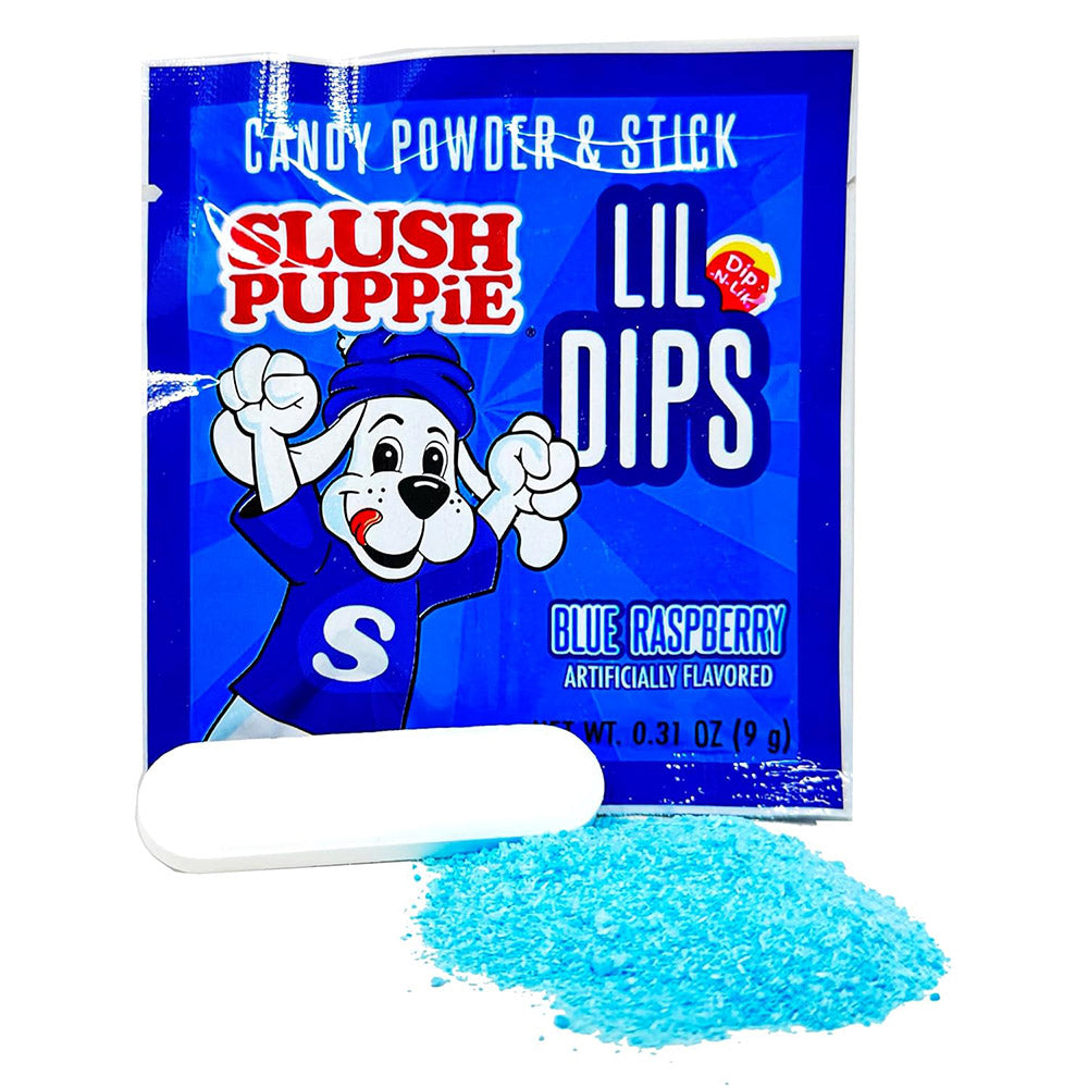 SLUSH PUPPIE LIL DIPS CANDY POWDER & STICK 0.31oz - Assorted Flavor