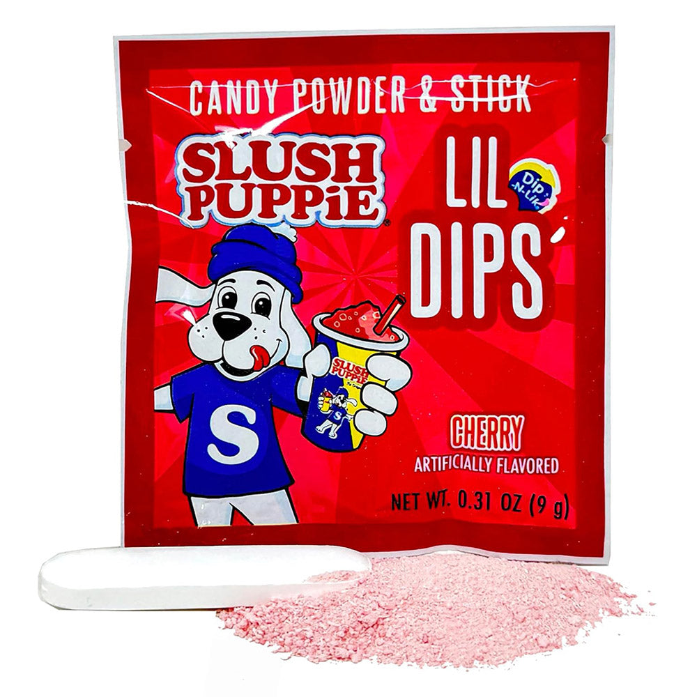 SLUSH PUPPIE LIL DIPS CANDY POWDER & STICK 0.31oz - Assorted Flavor