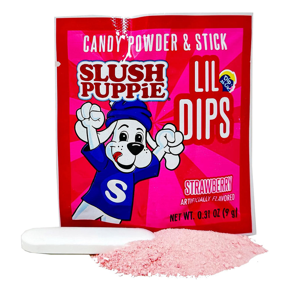 SLUSH PUPPIE LIL DIPS CANDY POWDER & STICK 0.31oz - Assorted Flavor