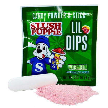 SLUSH PUPPIE LIL DIPS CANDY POWDER & STICK 0.31oz - Assorted Flavor