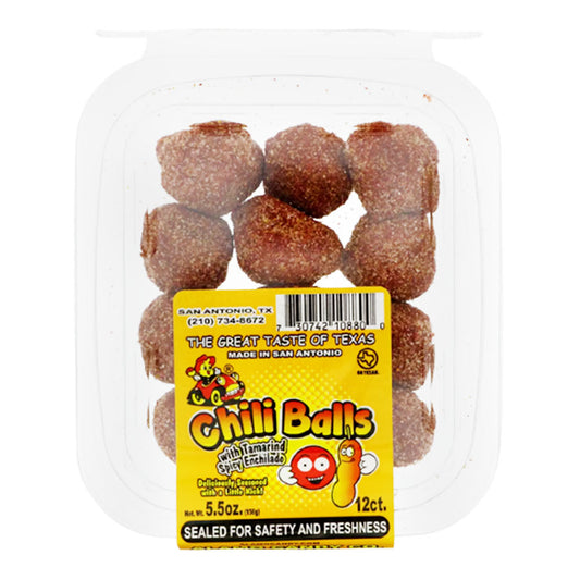 ALAMO CANDY CHILI BALLS TUB 5.5oz