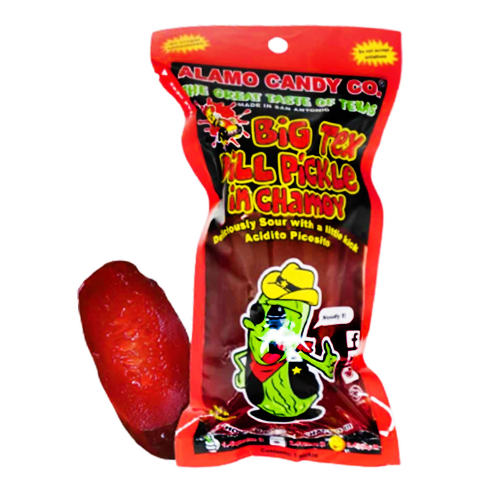 ALAMO CANDY BIG TEX CHAMOY DILL PICKLE 1ct