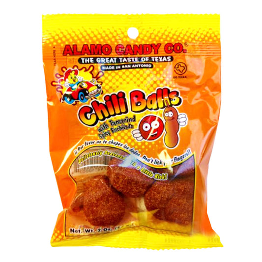 ALAMO CANDY CHILI BALLS PEG BAG 2oz