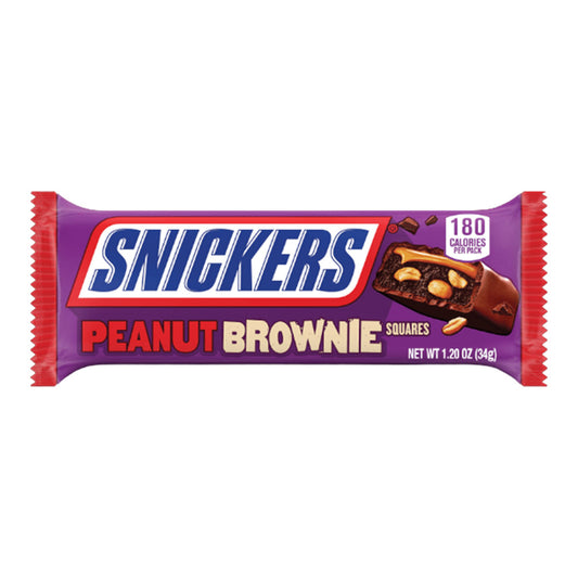 SNICKERS PEANUT BROWNIE SQUARES 1.2oz