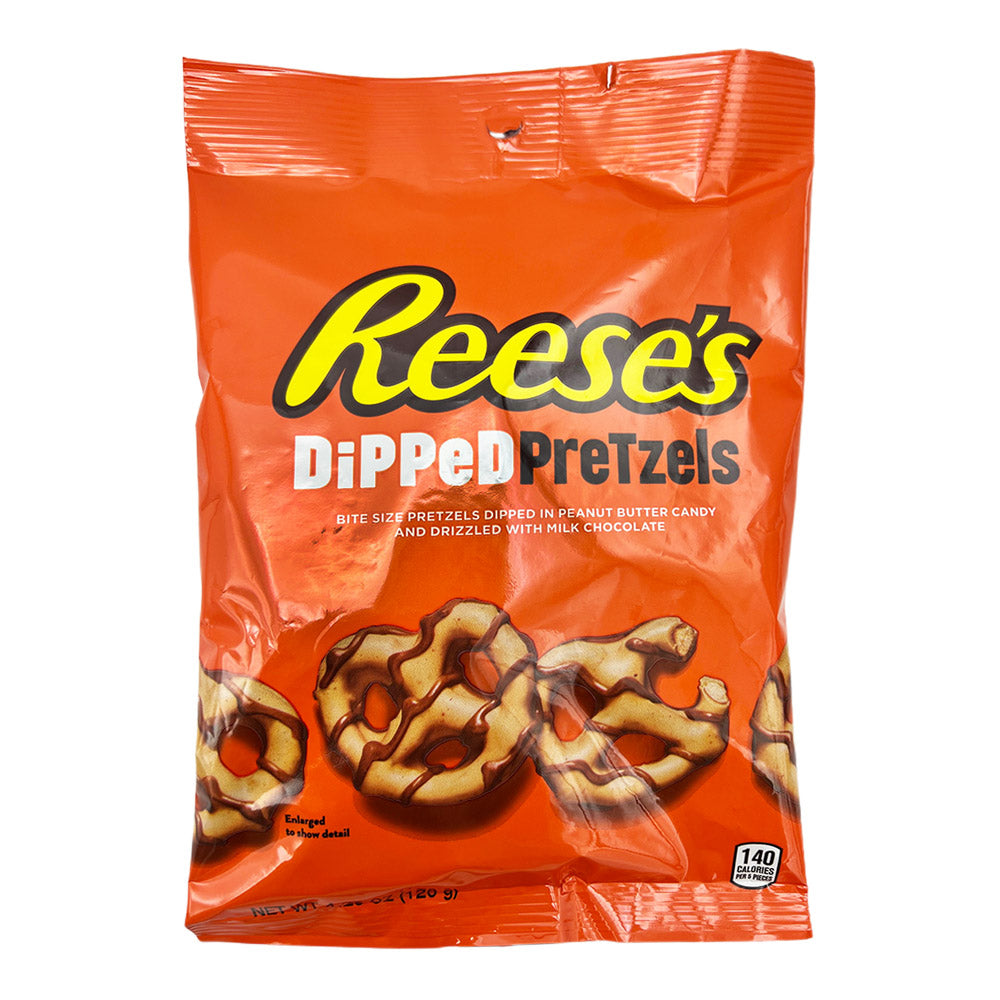 REESE'S DIPPED PRETZELS PEG BAG 4.25oz