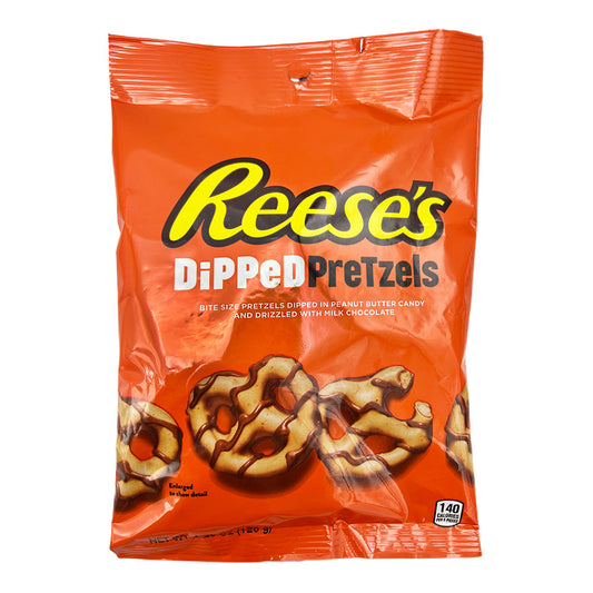 REESE'S DIPPED PRETZELS PEG BAG 4.25oz