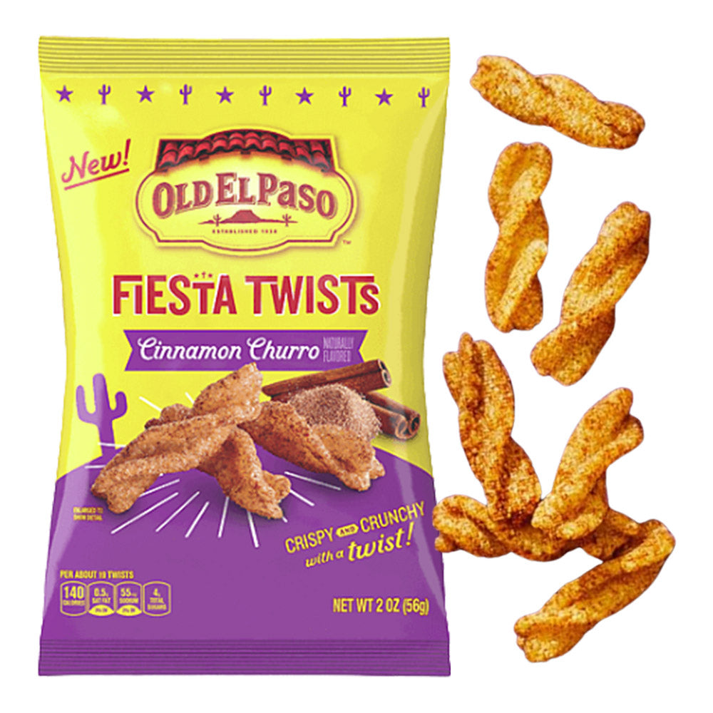 OLD EL PASO FIESTA TWISTS - CINNAMON CHURRO 2oz