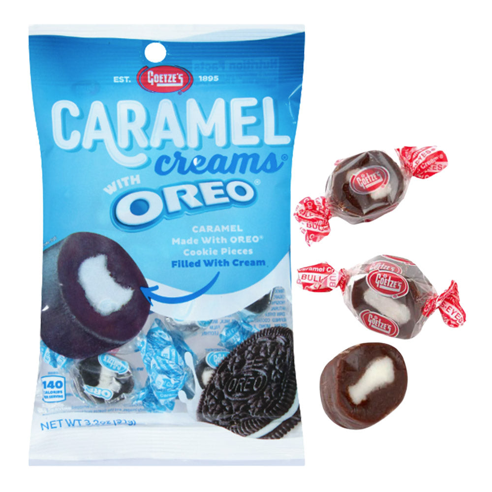 GOETZE CARAMEL CREAMS OREO 3.2oz