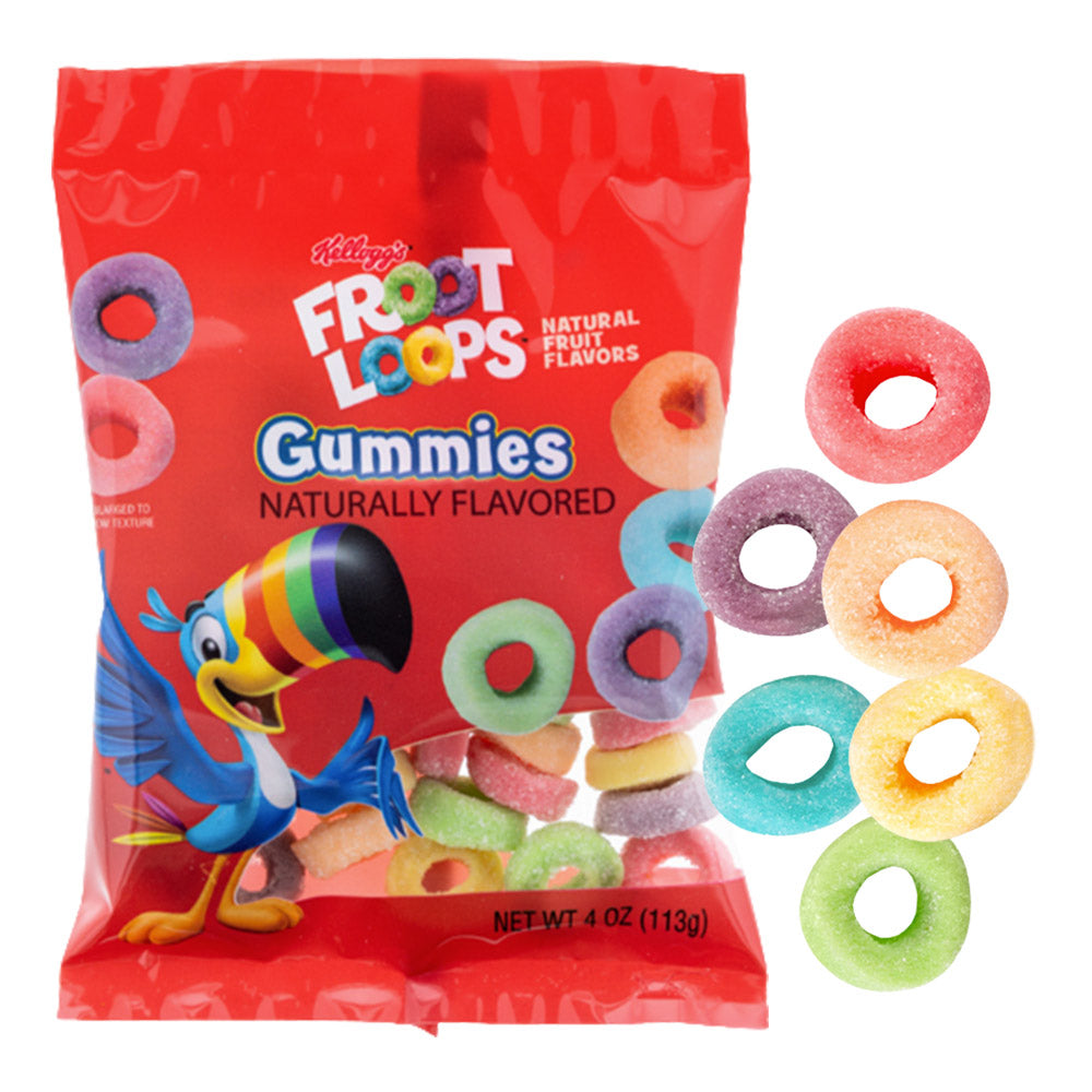 FROOT LOOPS GUMMIES PEG BAG 4oz