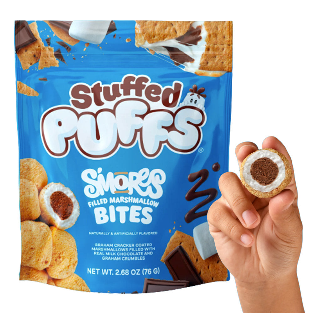 STUFFED PUFFS BITES FILLED MARSHMALLOW 2.8oz