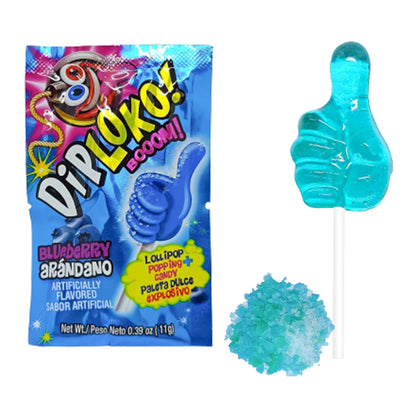 DIP LOKO BOOOM! LOLLIPOP POPPING CANDY 0.39oz