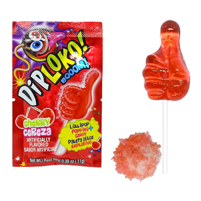 DIP LOKO BOOOM! LOLLIPOP POPPING CANDY 0.39oz