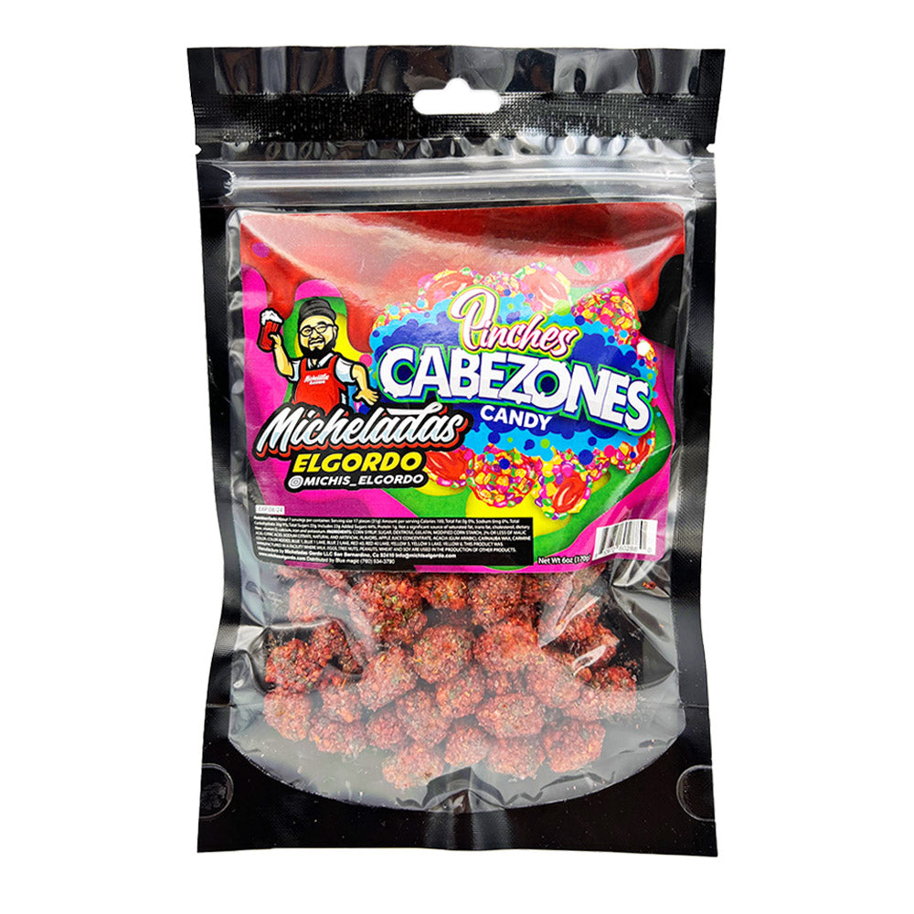 MICHELADAS EL GORDO - PINCHES CABEZONES CANDY 6oz