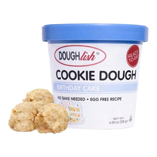 DOUGHLISH COOKIE DOUGH - BIRTHDAY CAKE 4.5oz