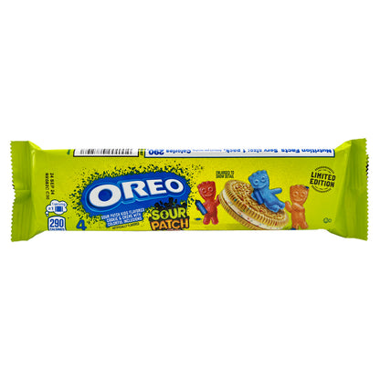 OREO COOKIES - LIMITED EDITION SOUR PATCH KIDS FLAVORED COOKIE & CREME 2.04oz