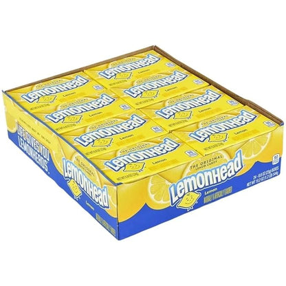 Lemonhead Original Candy - Lemon Flavored Snack 24Pk/0.8oz