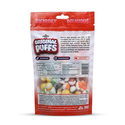 PRIMED WARRIOR FREEZE DRIED CANDY - ORIGINAL PUFFS 3.5oz PEG BAG