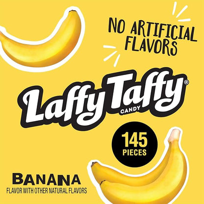 Laffy Taffy Candy Individually Wrapped Candy 3lb Tub (145 Pieces)