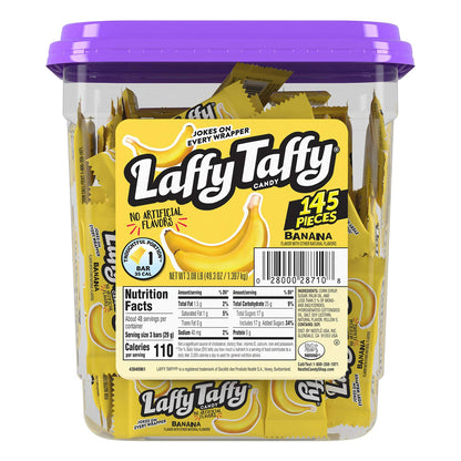 Laffy Taffy Candy Individually Wrapped Candy 3lb Tub (145 Pieces)