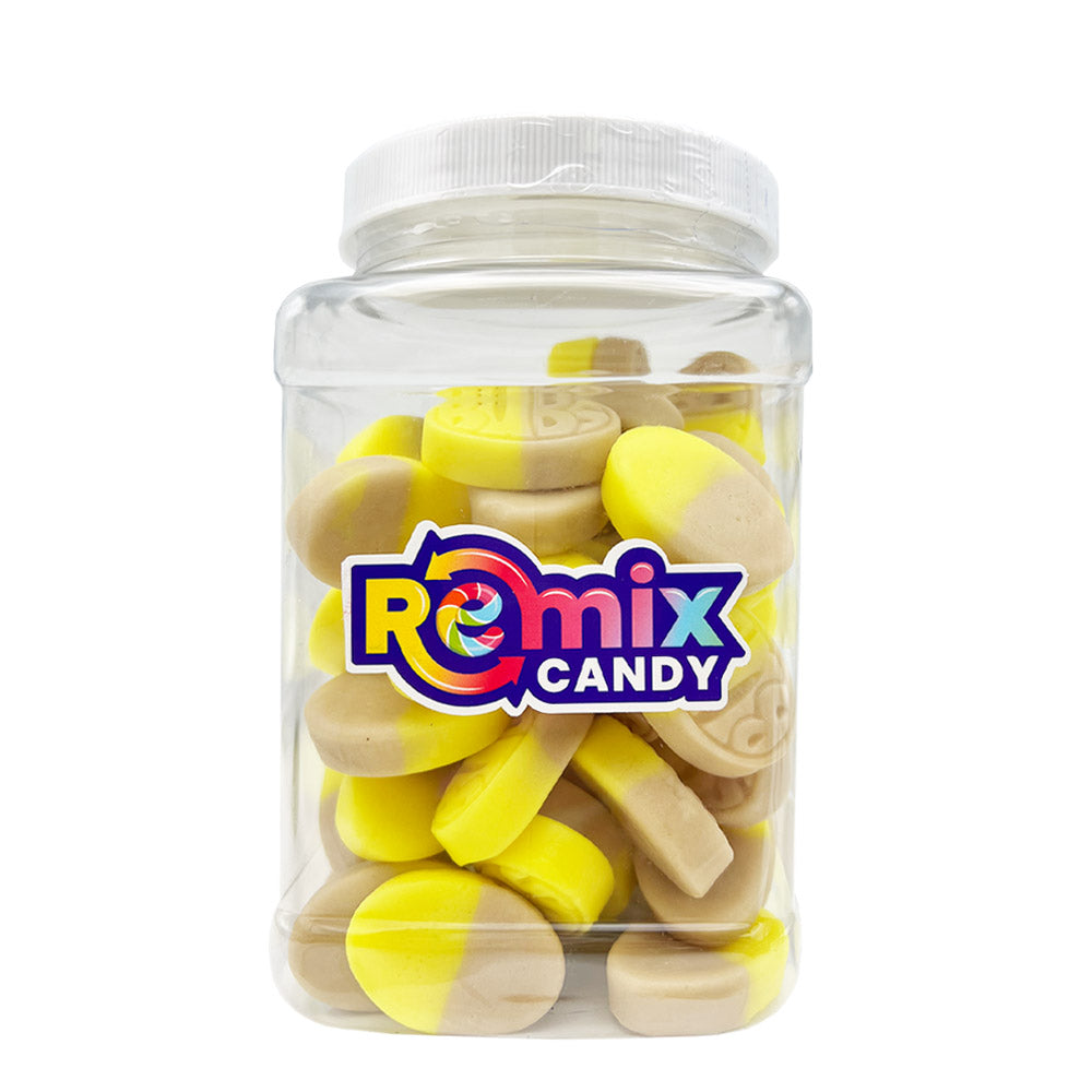 REMIX CANDY - BUBS MINI BANANA SWEDISH CANDY - 18OZ