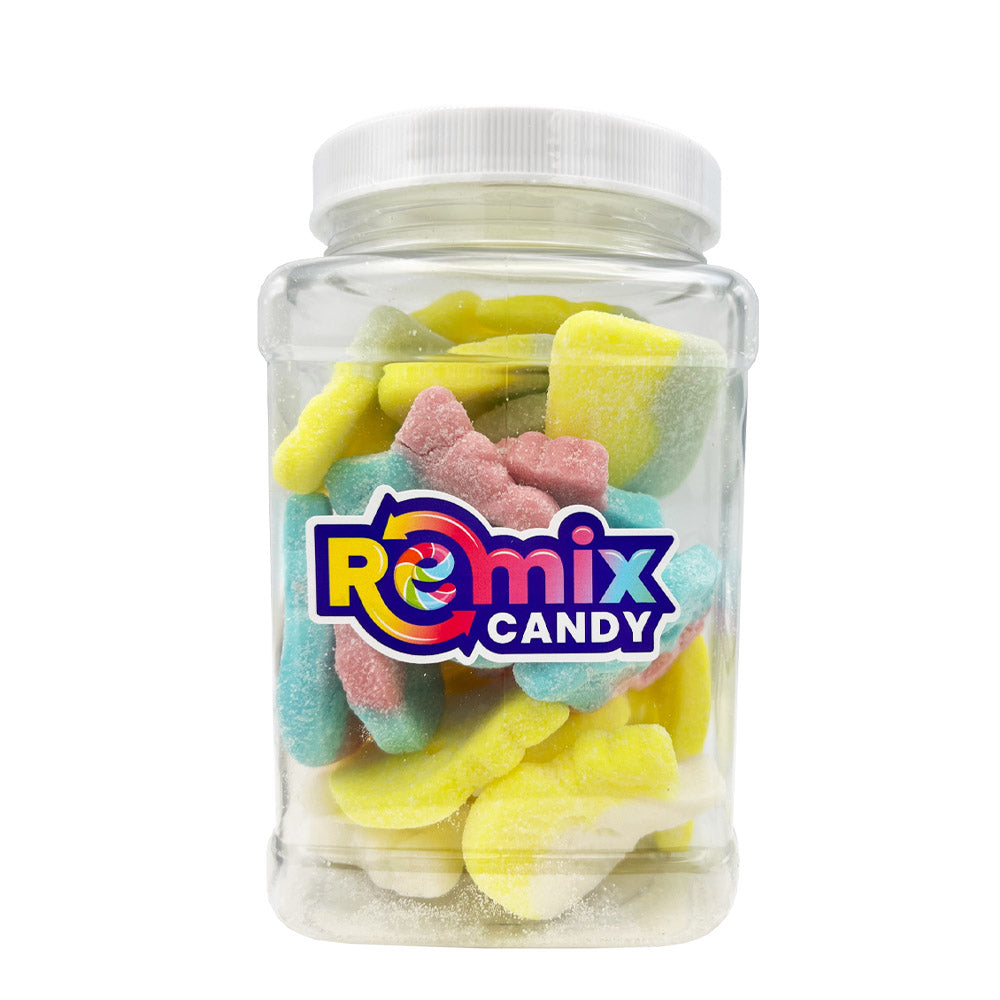 REMIX CANDY - BUBS SOUR ASSORTED MIX SWEDISH CANDY - 18OZ