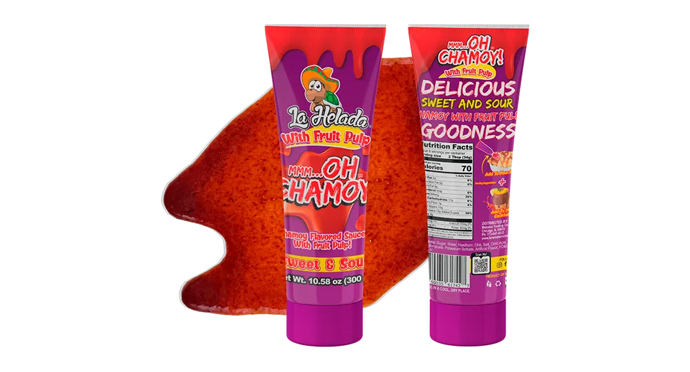 La Helada Oh Chamoy With Fruit Pulp Sweet & Sour Sauce 10.58oz