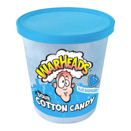 WARHEADS SOUR COTTON CANDY - BLUE RASPBERRY 1.5oz