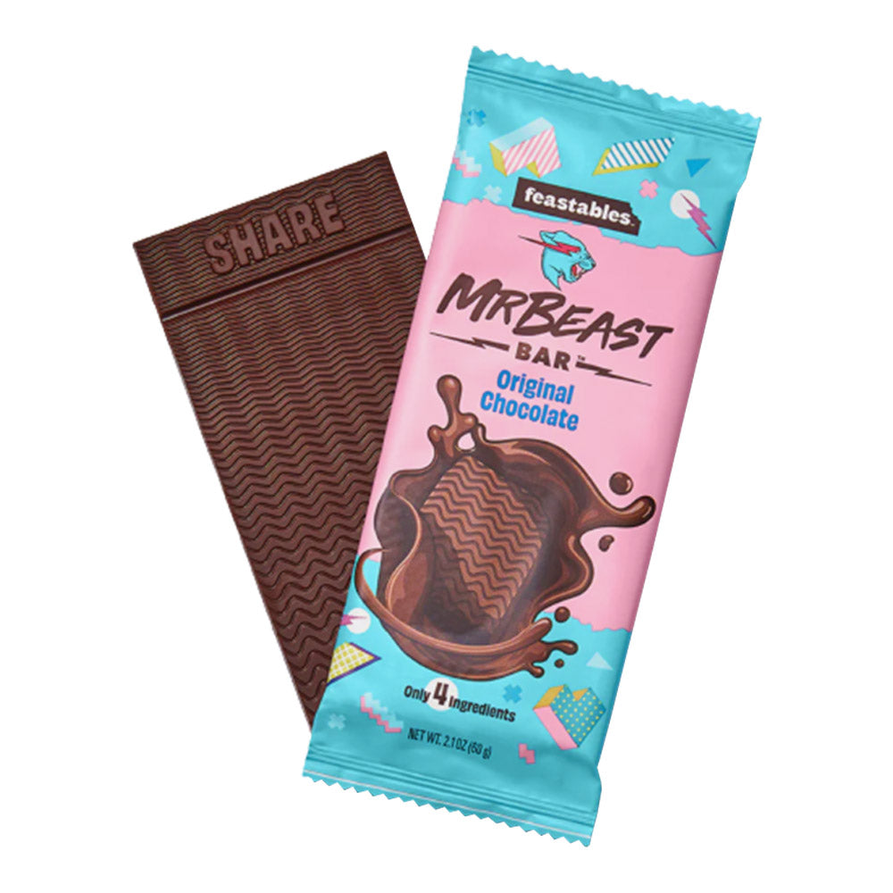 FEASTABLE MRBEAST BAR - ORIGINAL CHOCOLATE 2.1oz