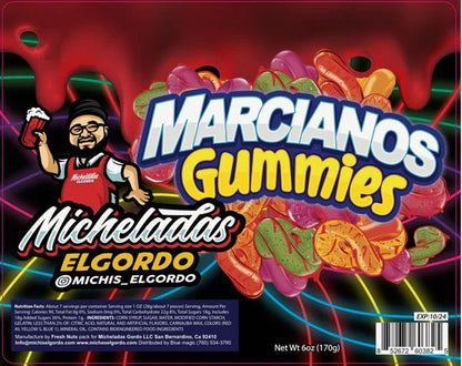 MICHELADAS EL GORDO - MARCIANOS GUMMIES 6oz