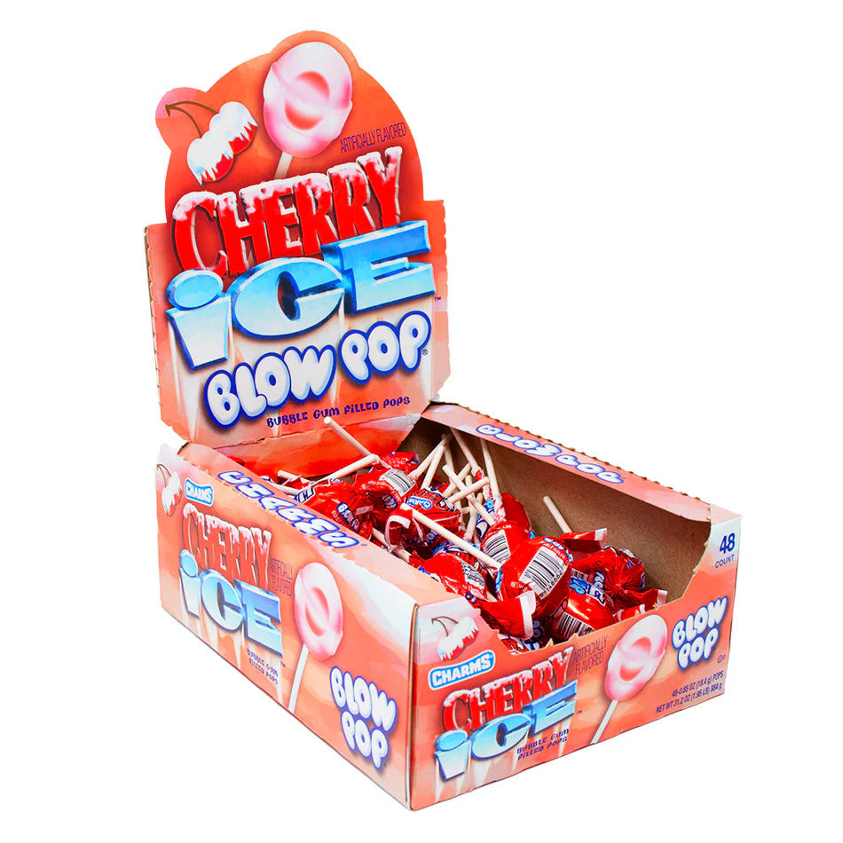 Charms Blow Pops - Cherry Ice 48pk/0.65oz