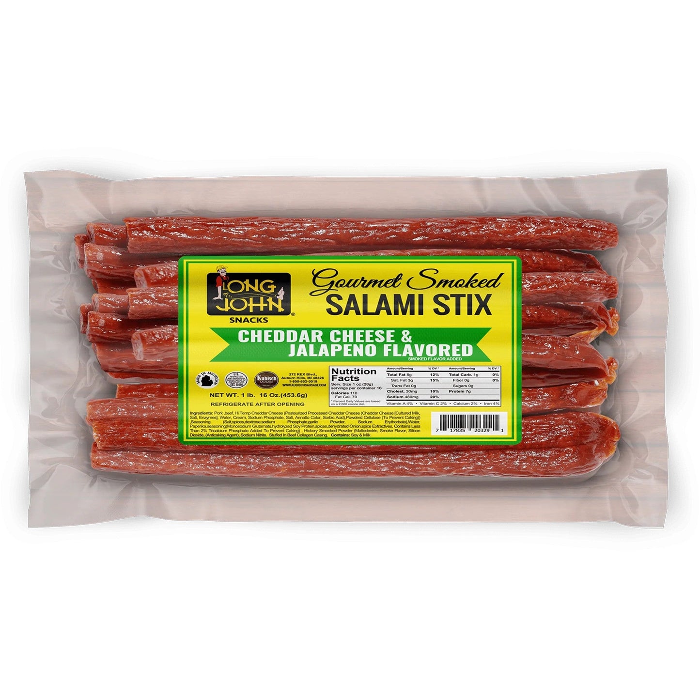 Long John Snacks Dried Salami Sticks - 1lb