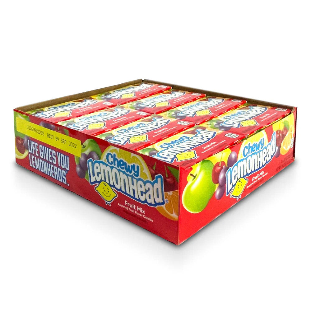 CHEWY LEMONHEAD - FRUITMIX CANDY 24Pk/0.8oz