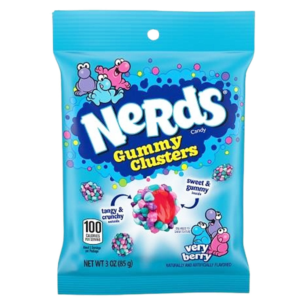 NERDS GUMMY CLUSTERS - VERY BERRY 3oz